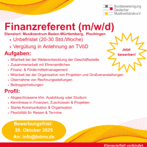 Personelle Änderungen bei der BDMV